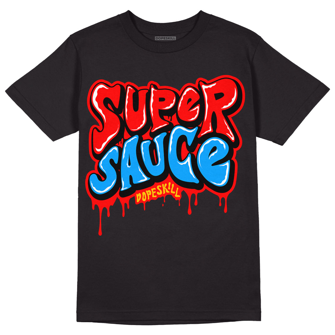 Fruity Pebbles Dunks DopeSkill T-Shirt Super Sauce Graphic - Black