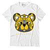 AJ 4 Lightning DopeSkill T-Shirt SNK Bear Graphic