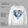 True Blue 1s DopeSkill Sweatshirt Heart AJ 1 Graphic