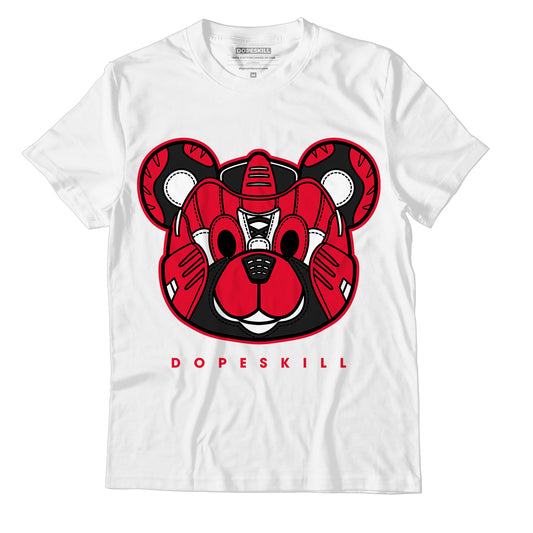 AJ 1 Low Bred Toe DopeSkill T-Shirt SNK Bear Graphic