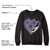 Violet Ore 4s DopeSkill Sweatshirt Heart AJ Graphic