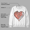 Crimson Bliss 5s DopeSkill Sweatshirt Heart AJ 5 Graphic