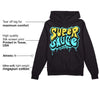 Aqua 5s DopeSkill Hoodie Sweatshirt Super Sauce Graphic