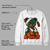 Dunk Low Team Dark Green Orange DopeSkill Sweatshirt Hurt Bear Graphic