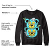 Aqua 5s DopeSkill Sweatshirt New Double Bear Graphic