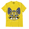 AJ 4 Lightning DopeSkill Tour Yellow T-shirt Sneaker Rabbit Graphic