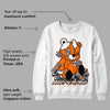 Orange Black White DopeSkill Sweatshirt MOMM Bear Graphic