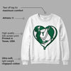 Gorge Green 1s DopeSkill Sweatshirt Heart AJ 1 Graphic