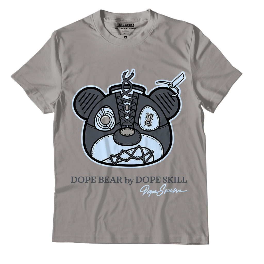 Jordan 11 Cool Grey DopeSkill Grey T-shirt Sneaker Bear Head Graphic, hiphop tees, grey graphic tees, sneakers match shirt