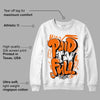 Orange Black White DopeSkill Sweatshirt New Paid In Full Graphic