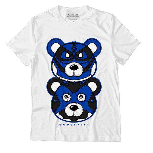 AJ 5 Racer Blue DopeSkill T-Shirt Leather Bear Graphic