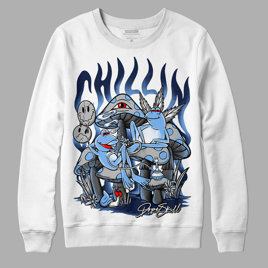 Georgetown 6s DopeSkill Sweatshirt Chillin Graphic - White