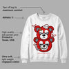 Gym Red 9s DopeSkill Sweatshirt New Double Bear Graphic