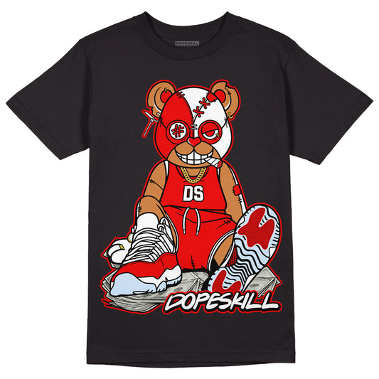 Cherry 11s DopeSkill T-Shirt Greatest Graphic - Black