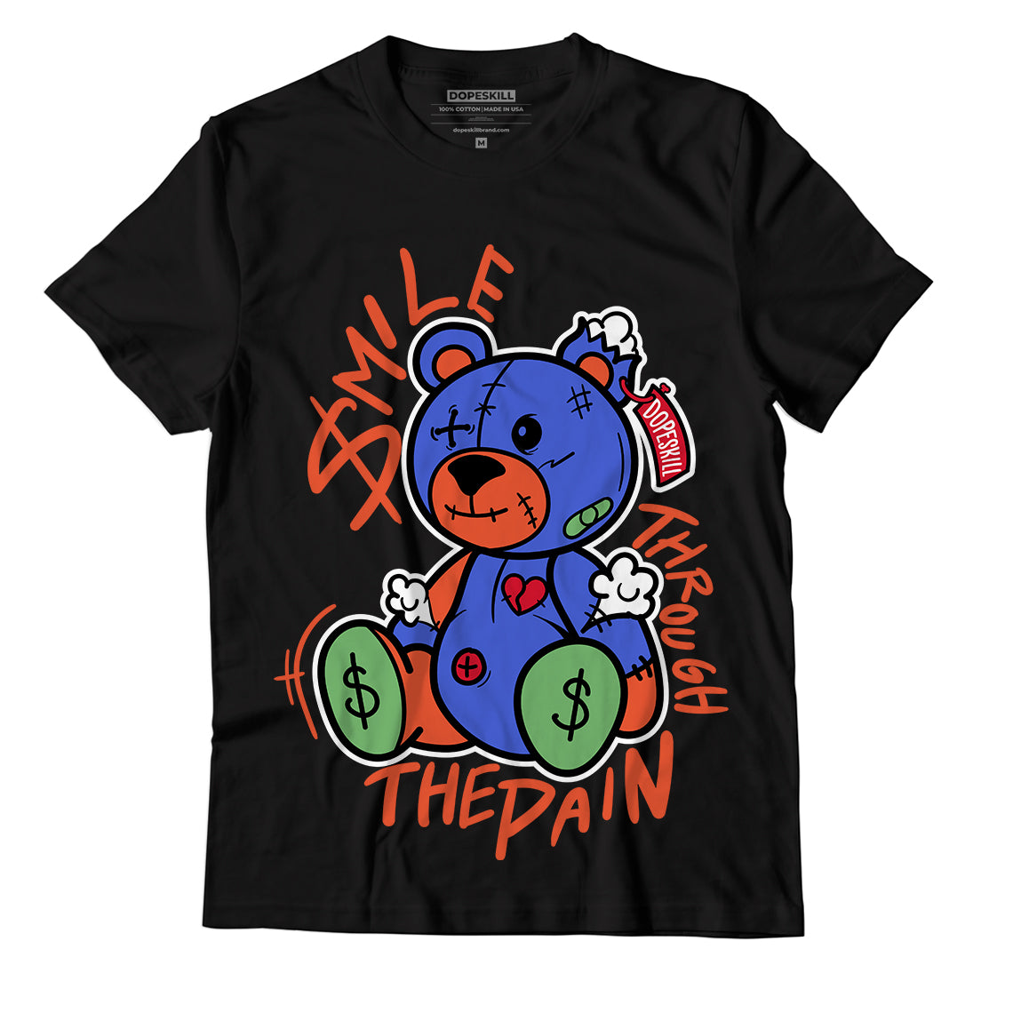 Jordan 5 Low “Doernbecher” DopeSkill T-Shirt BEAN Graphic - Black 