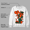 Dunk Low Team Dark Green Orange DopeSkill Sweatshirt Love Sick Graphic