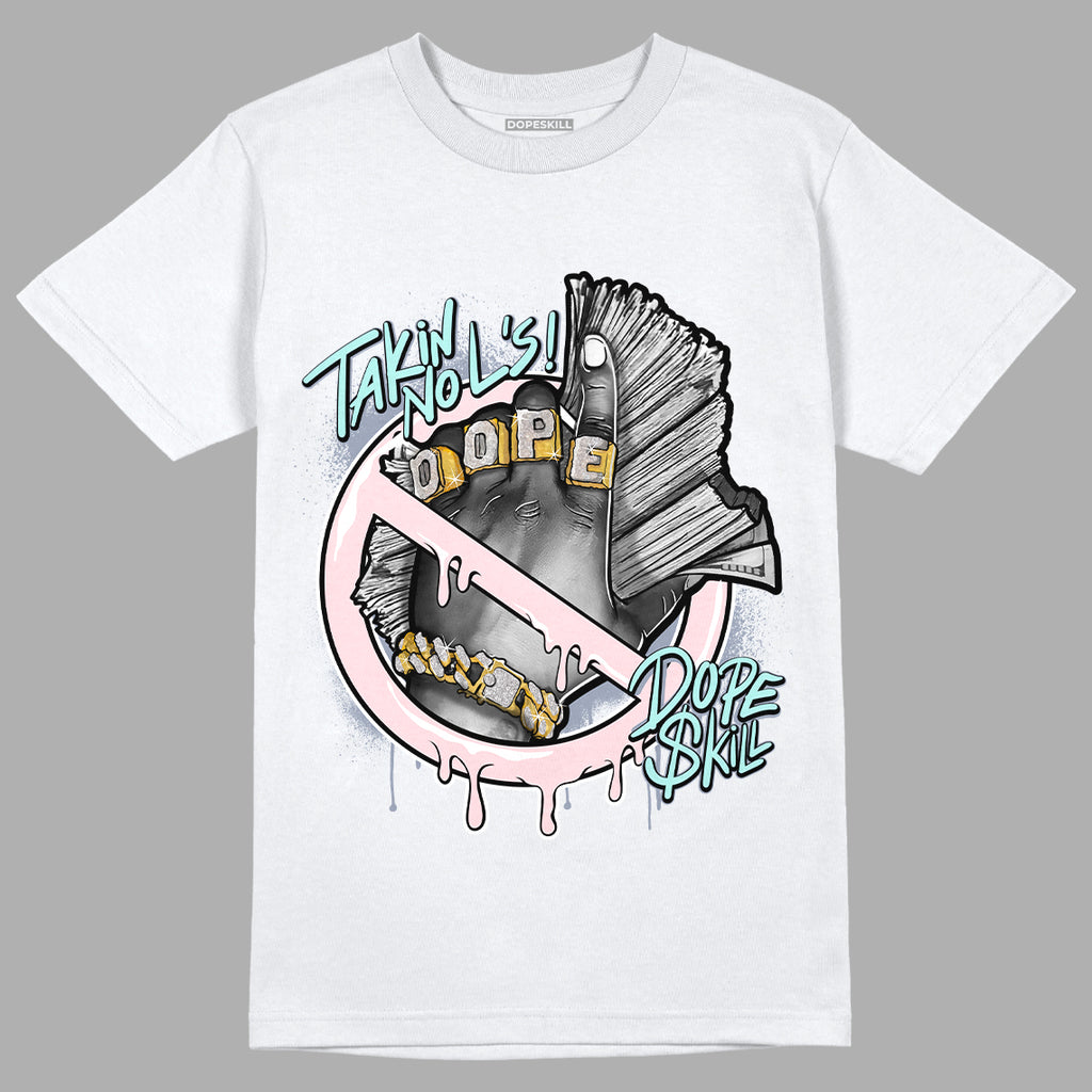 Jordan 5 Easter DopeSkill T-Shirt Takin No L's Graphic - White