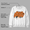 Orange Black White DopeSkill Sweatshirt Rare Breed Graphic