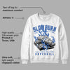 True Blue 1s DopeSkill Sweatshirt Slow Burn Graphic