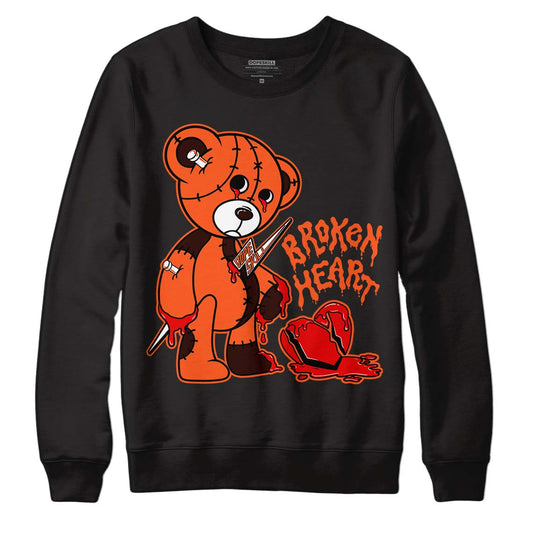 Starfish 1s DopeSkill Sweatshirt Broken Heart Graphic - Black