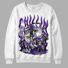 Court Purple 13s DopeSkill Sweatshirt Chillin Graphic