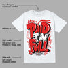 Gym Red 12s DopeSkill T-Shirt New Paid In Full Graphic