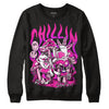 Triple Pink Dunk Low DopeSkill Sweatshirt Chillin Graphic - Black