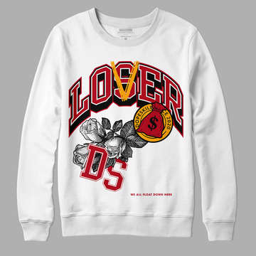 Cardinal 7s DopeSkill Sweatshirt Loser Lover Graphic - White 