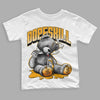 Taxi Yellow Toe 1s DopeSkill Toddler Kids T-shirt Sick Bear Graphic - White 