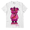 AJ 14 Low Shocking Pink DopeSkill T-Shirt Sneaker Bear Graphic