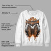 Orange Black White DopeSkill Sweatshirt DopeSkill Evolution Graphic