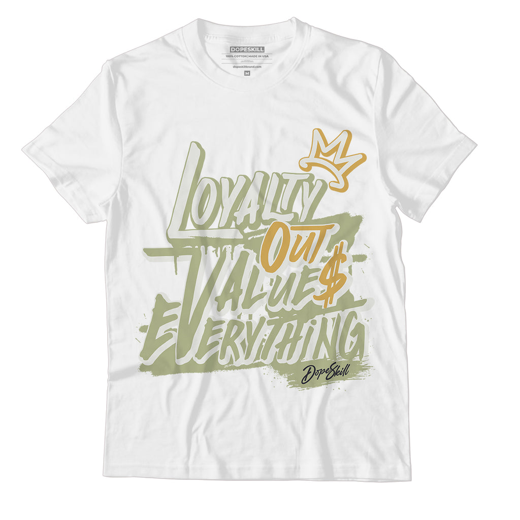 Jordan 5 Jade Horizon DopeSkill T-Shirt LOVE Graphic - White 