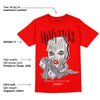 Cherry 11s DopeSkill Varsity Red T-shirt Money Talks Graphic