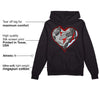 Camo 5s DopeSkill Hoodie Sweatshirt Heart AJ 5 Graphic