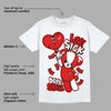 Dunk Low Gym Red DopeSkill T-Shirt Love Sick Graphic