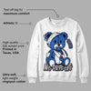 True Blue 1s DopeSkill Sweatshirt Hurt Bear Graphic