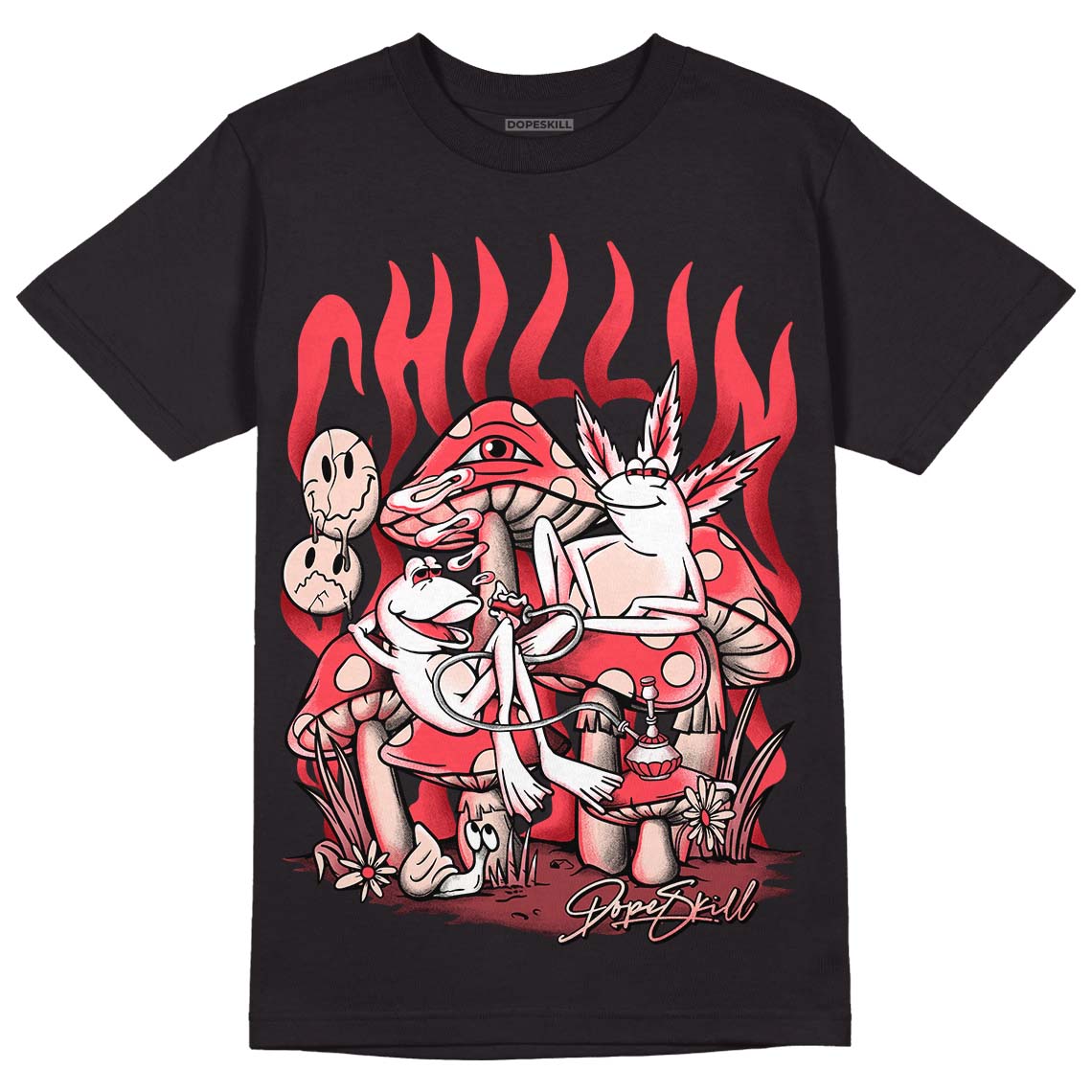 Atmosphere 6s Low DopeSkill T-Shirt Chillin Graphic - Black