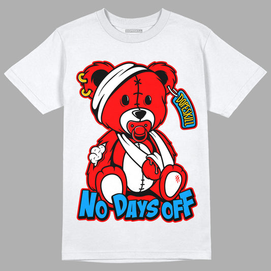 Fruity Pebbles Dunks DopeSkill T-Shirt Hurt Bear Graphic - White