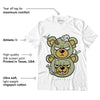 AJ 5 Jade Horizon DopeSkill T-Shirt New Double Bear Graphic