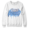 AJ 6 University Blue DopeSkill Sweatshirt Rare Breed Graphic