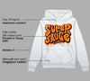 Orange Black White DopeSkill Hoodie Sweatshirt Super Sauce Graphic