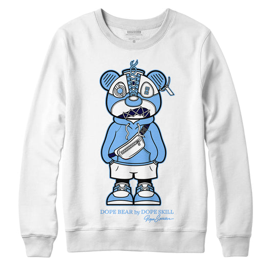 AJ 6 University Blue DopeSkill Sweatshirt Sneaker Bear Graphic