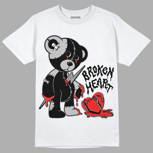 YZ 450 Utility Black DopeSkill T-Shirt Broken Heart Graphic - White