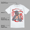 Fire Red 9s DopeSkill T-Shirt Money Is The Motive Graphic