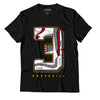 AJ 3 Cardinal Red DopeSkill T-Shirt Number No.3 Graphic