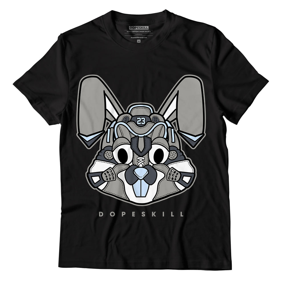 Jordan 11 Cool Grey DopeSkill T-Shirt Sneaker Rabbit Graphic, hiphop tees, grey graphic tees, sneakers match shirt - Black