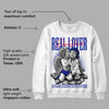 Racer Blue White Dunk Low DopeSkill Sweatshirt Real Lover Graphic