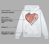 Crimson Bliss 5s DopeSkill Hoodie Sweatshirt Heart AJ 5 Graphic