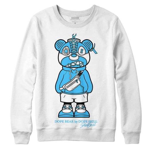 Jordan 12 8-Bit and Jordan 12 “Emoji” DopeSkill Sweatshirt Sneaker Bear Graphic - White 