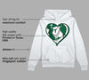 Gorge Green 1s DopeSkill Hoodie Sweatshirt Heart AJ 1 Graphic